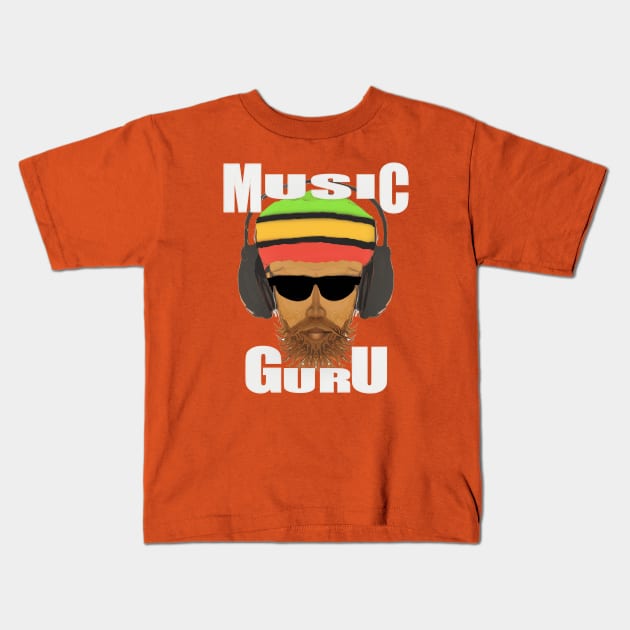 Cool Music DEE Jay Guru Dub Sounds System Kids T-Shirt by PlanetMonkey